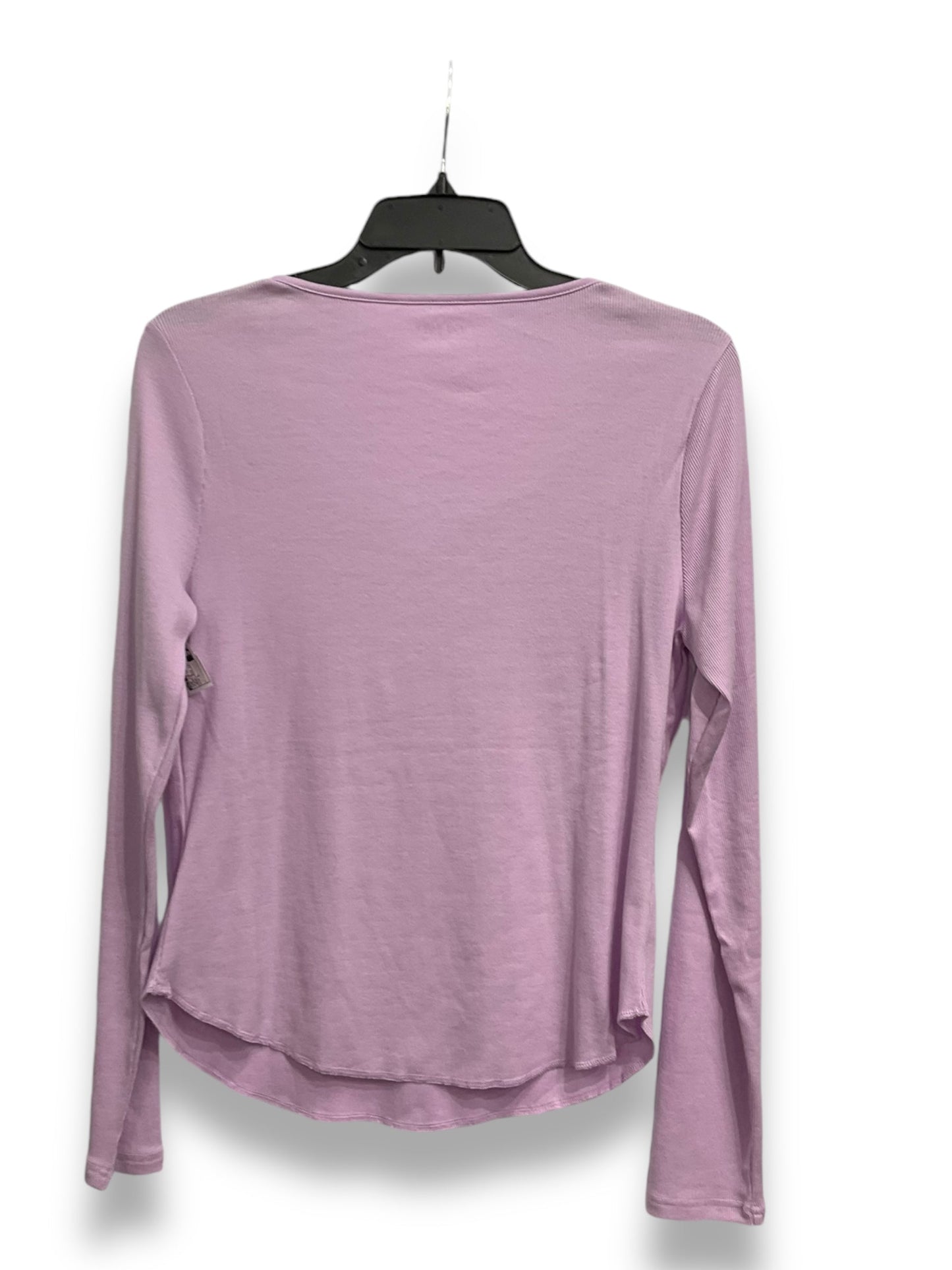 Top Long Sleeve Basic By Old Navy In Purple, Size: L