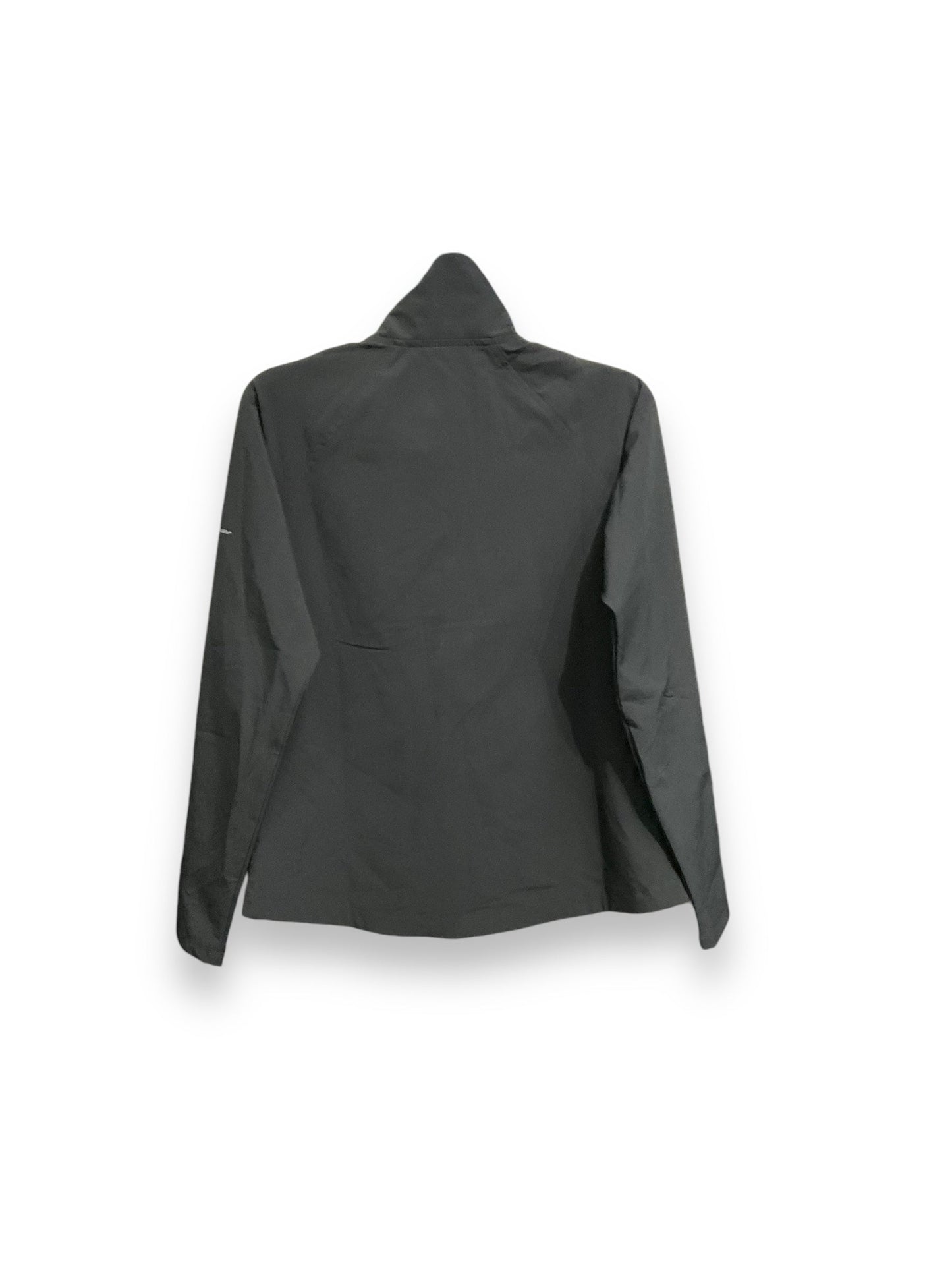 Jacket Windbreaker By Eddie Bauer In Black, Size: S