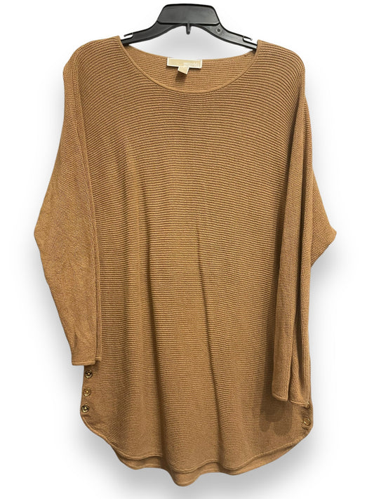 Top Long Sleeve Basic By Michael By Michael Kors In Brown, Size: L