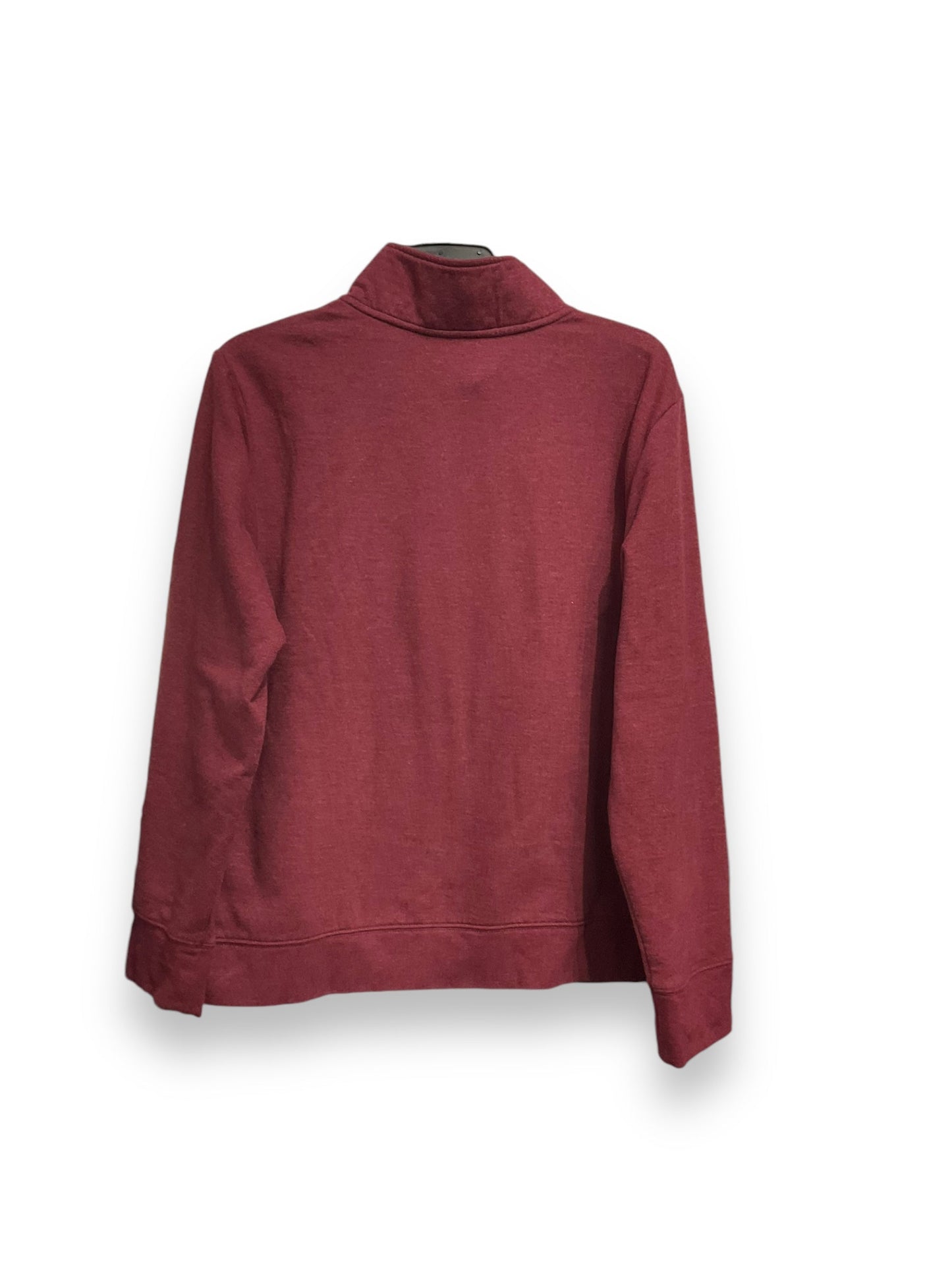 Sweatshirt Collar By Eddie Bauer In Red, Size: Xl