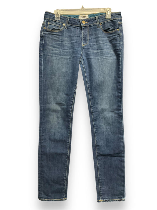 Jeans Skinny By Paige In Blue Denim, Size: 6