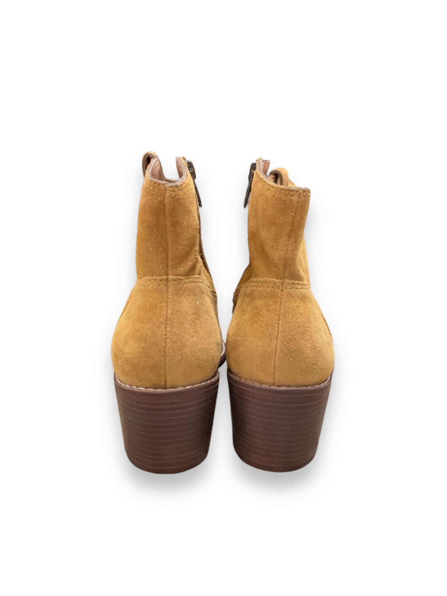 Boots Ankle Heels By Madewell In Brown, Size: 10