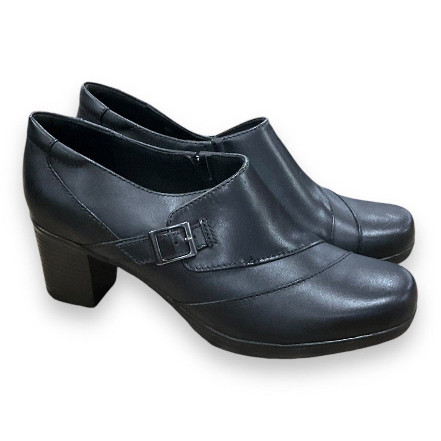 Shoes Heels Block By Clarks In Black, Size: 8.5