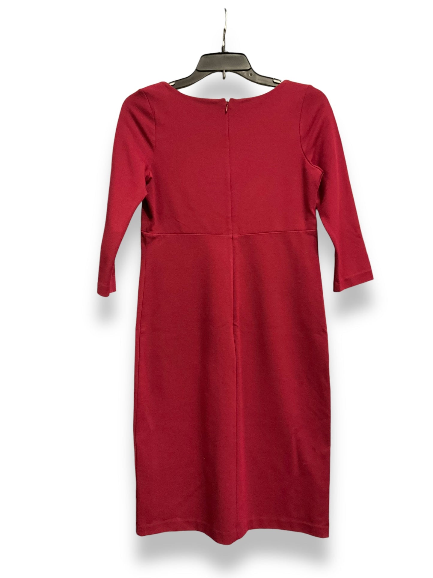 Dress Casual Midi By Talbots In Red, Size: Sp