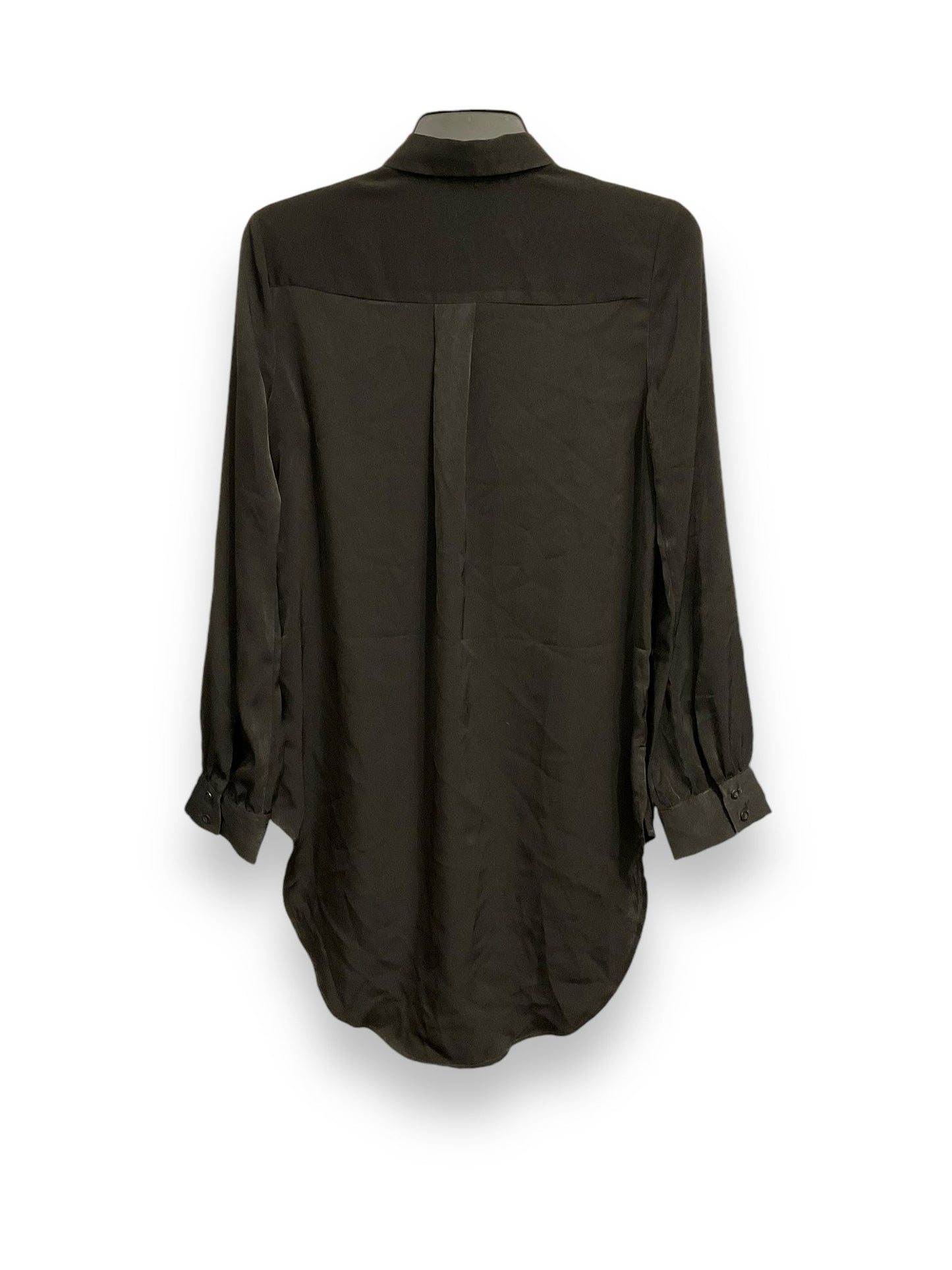 Blouse Long Sleeve By Express In Black, Size: S