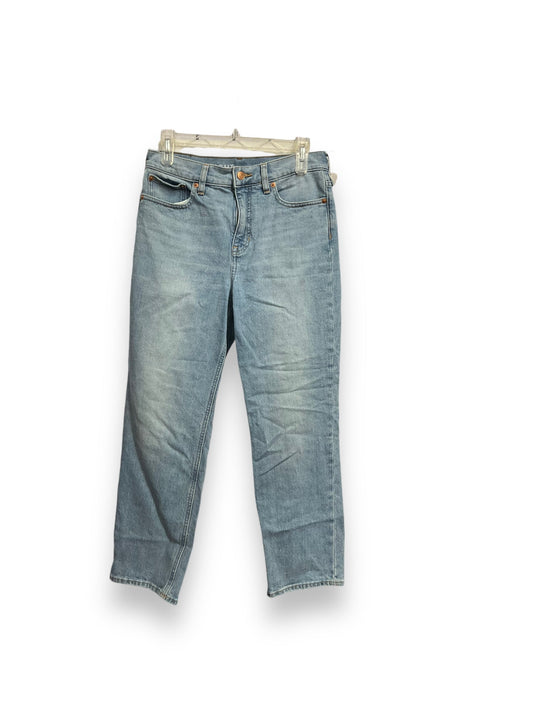 Jeans Straight By J. Crew In Blue Denim, Size: 4