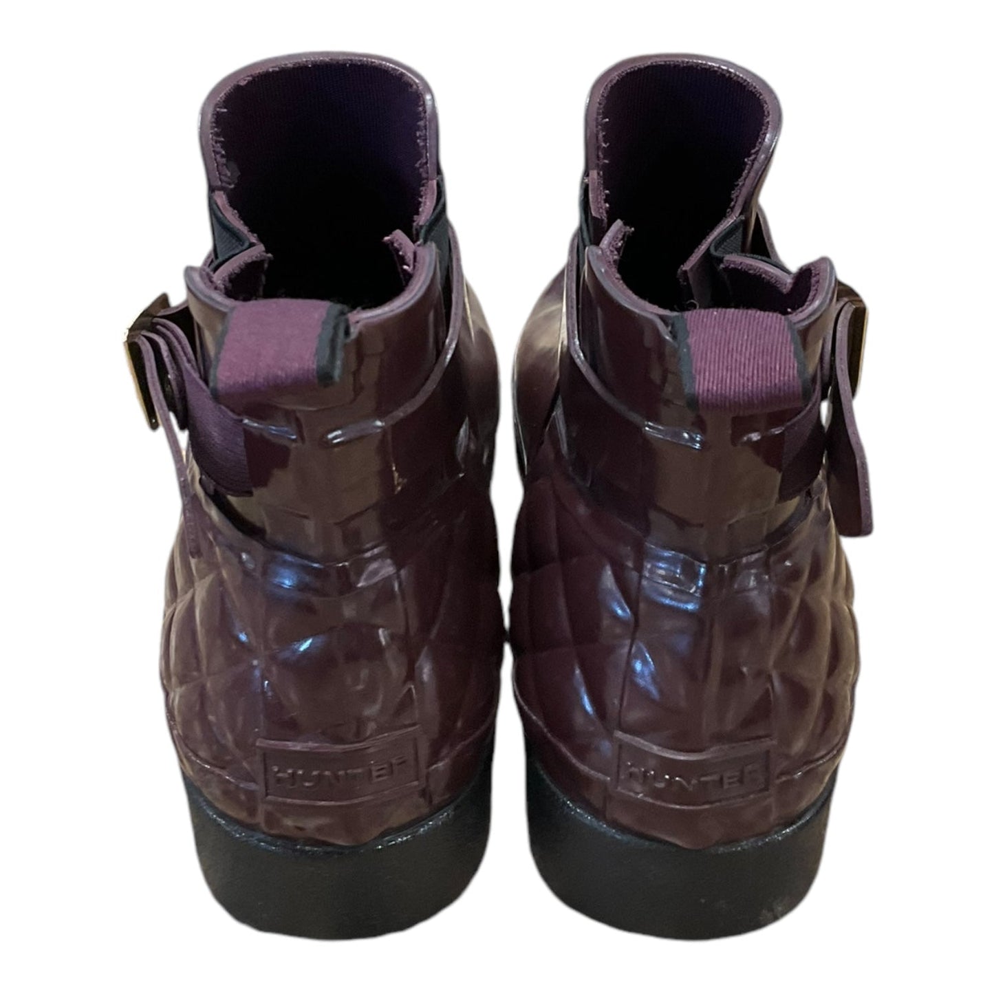 Boots Rain By Hunter In Purple, Size: 9