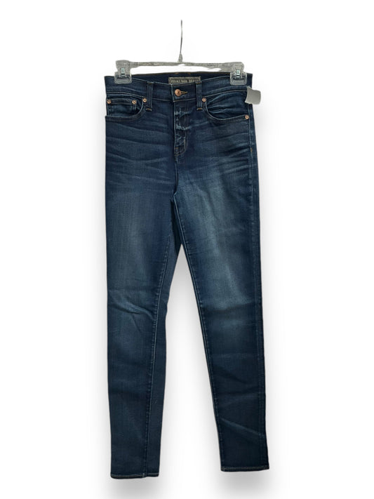 Jeans Skinny By J. Crew In Blue Denim, Size: 2