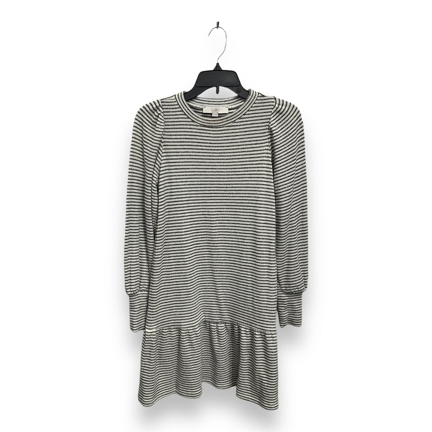 Dress Sweater By Loft In Striped Pattern, Size: Xs