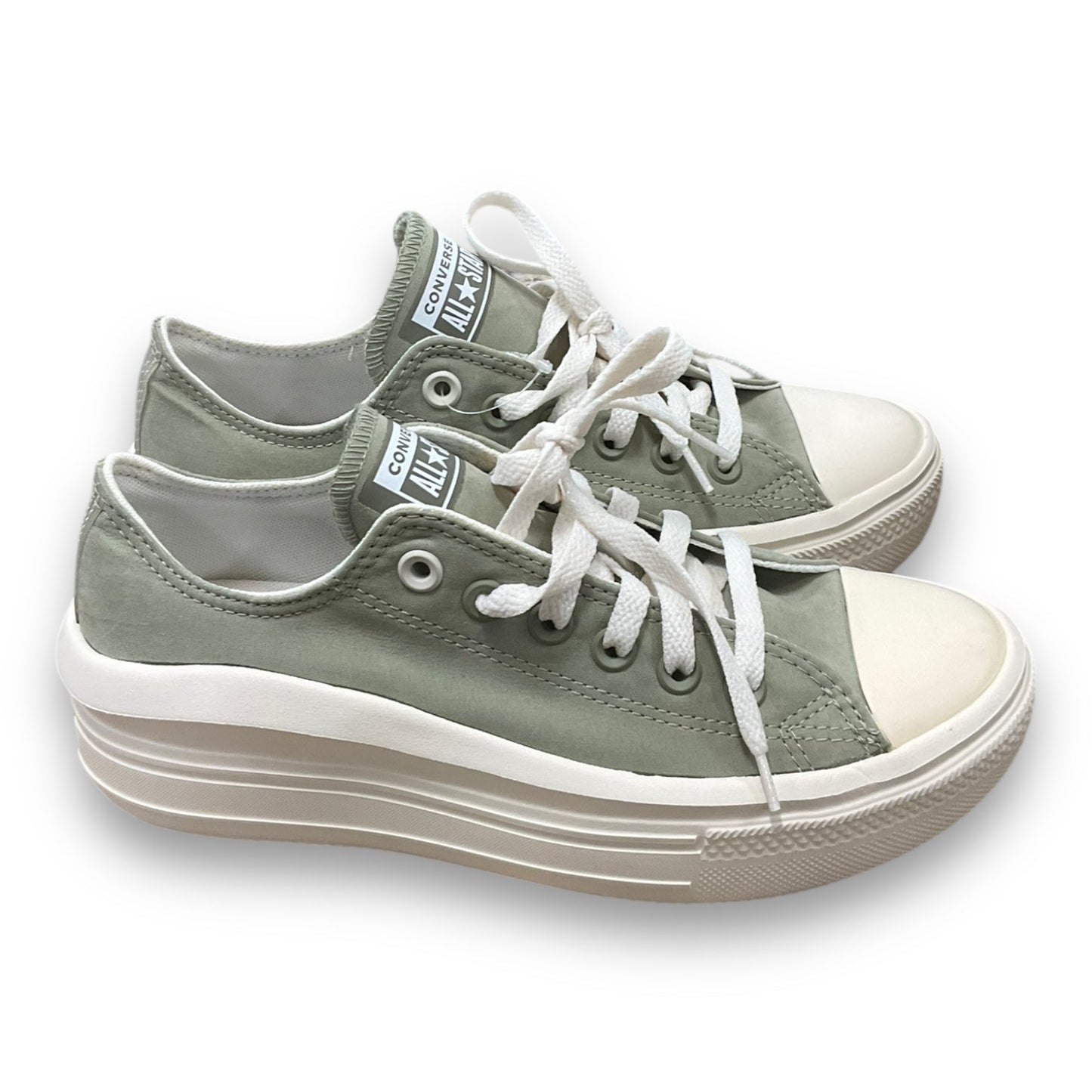 Shoes Sneakers Platform By Converse In Green, Size: 7.5