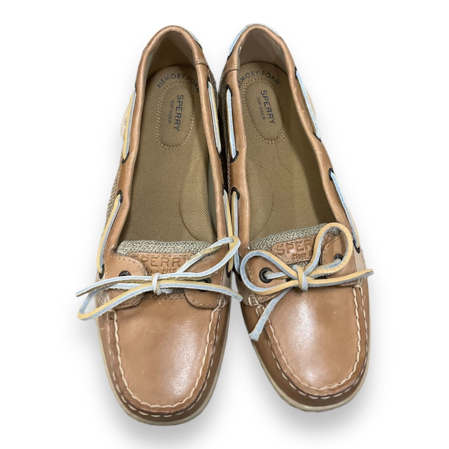 Shoes Flats By Sperry In Tan, Size: 10