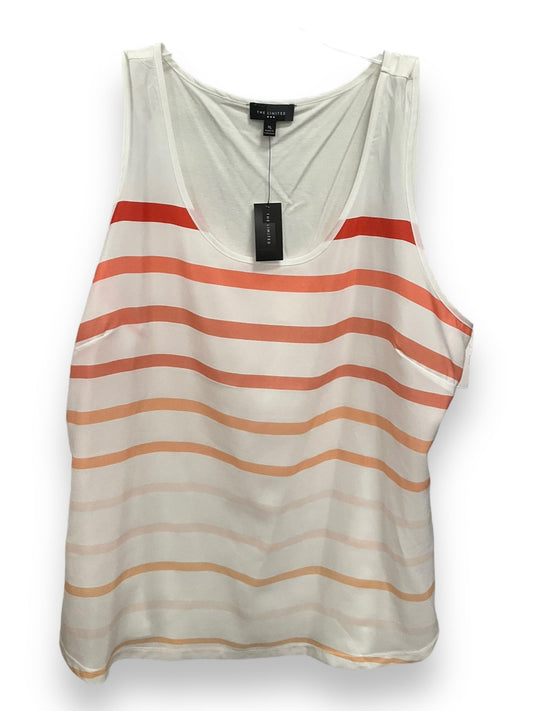 Striped Pattern Top Sleeveless Limited, Size Xl