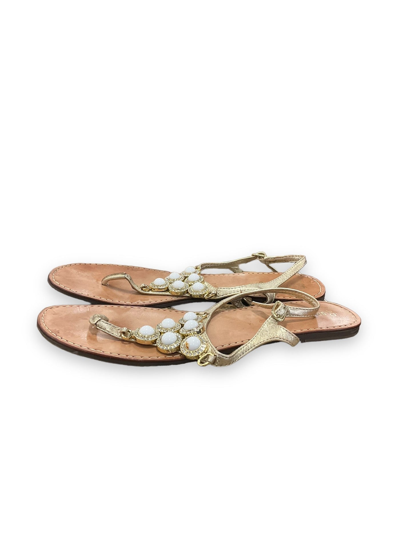 Tan Sandals Flats Lilly Pulitzer, Size 10