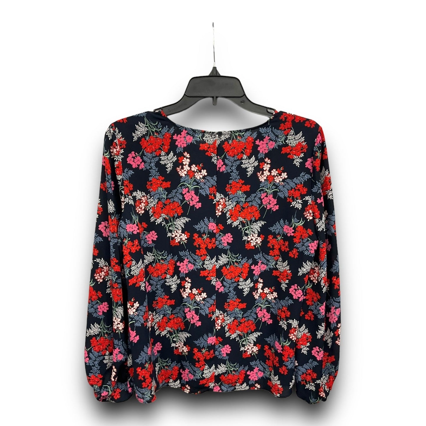 Blouse Long Sleeve By Loft In Floral Print, Size: M