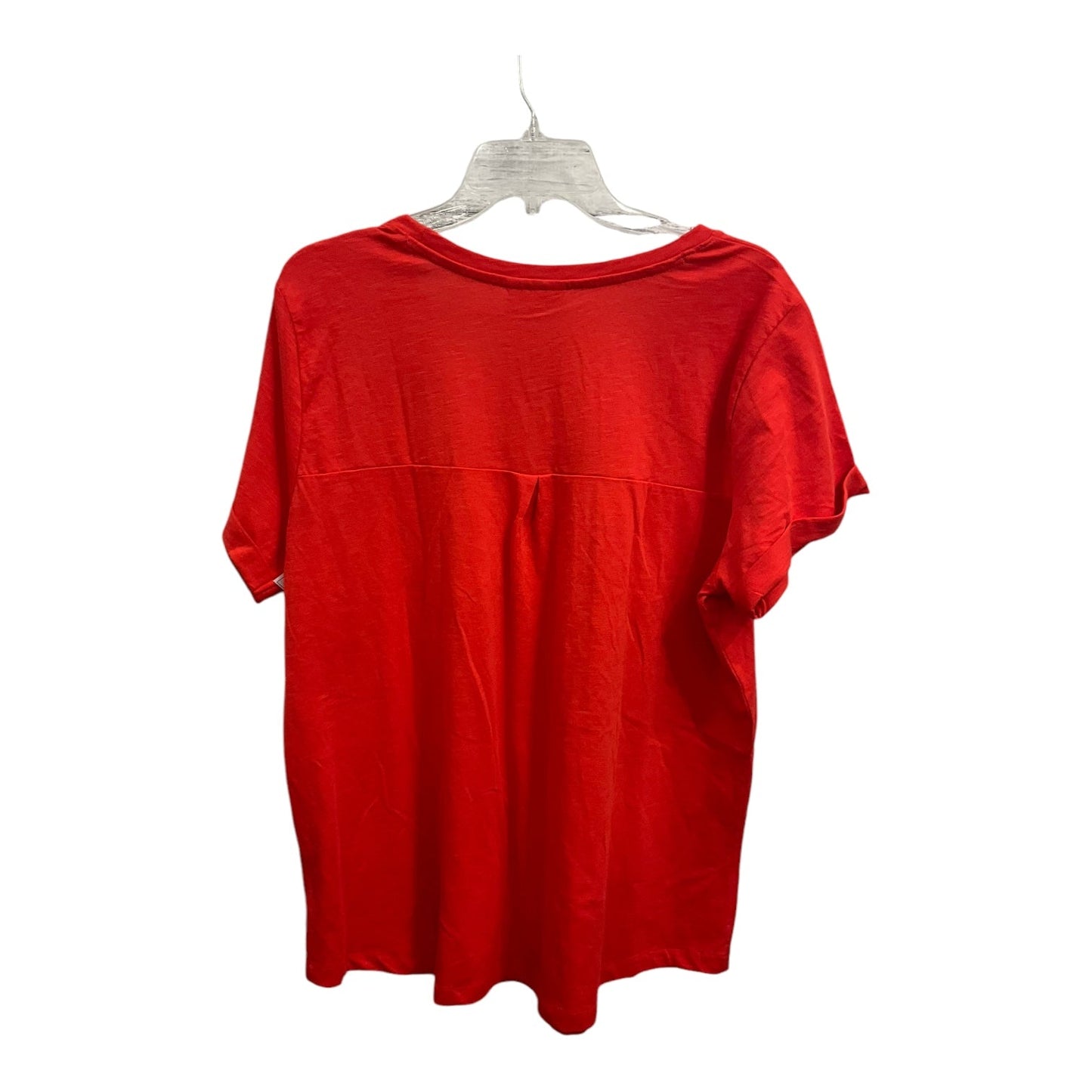 Top Short Sleeve Basic By Style And Company In Orange, Size: 2x