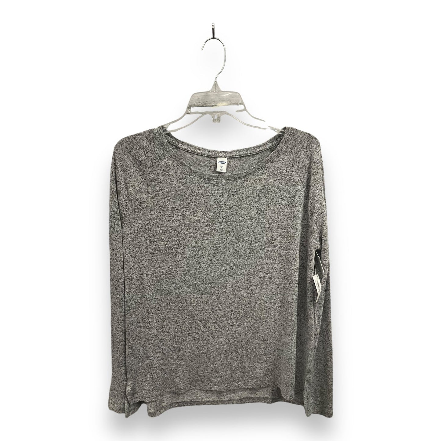 Top Long Sleeve Basic By Old Navy In Grey, Size: S