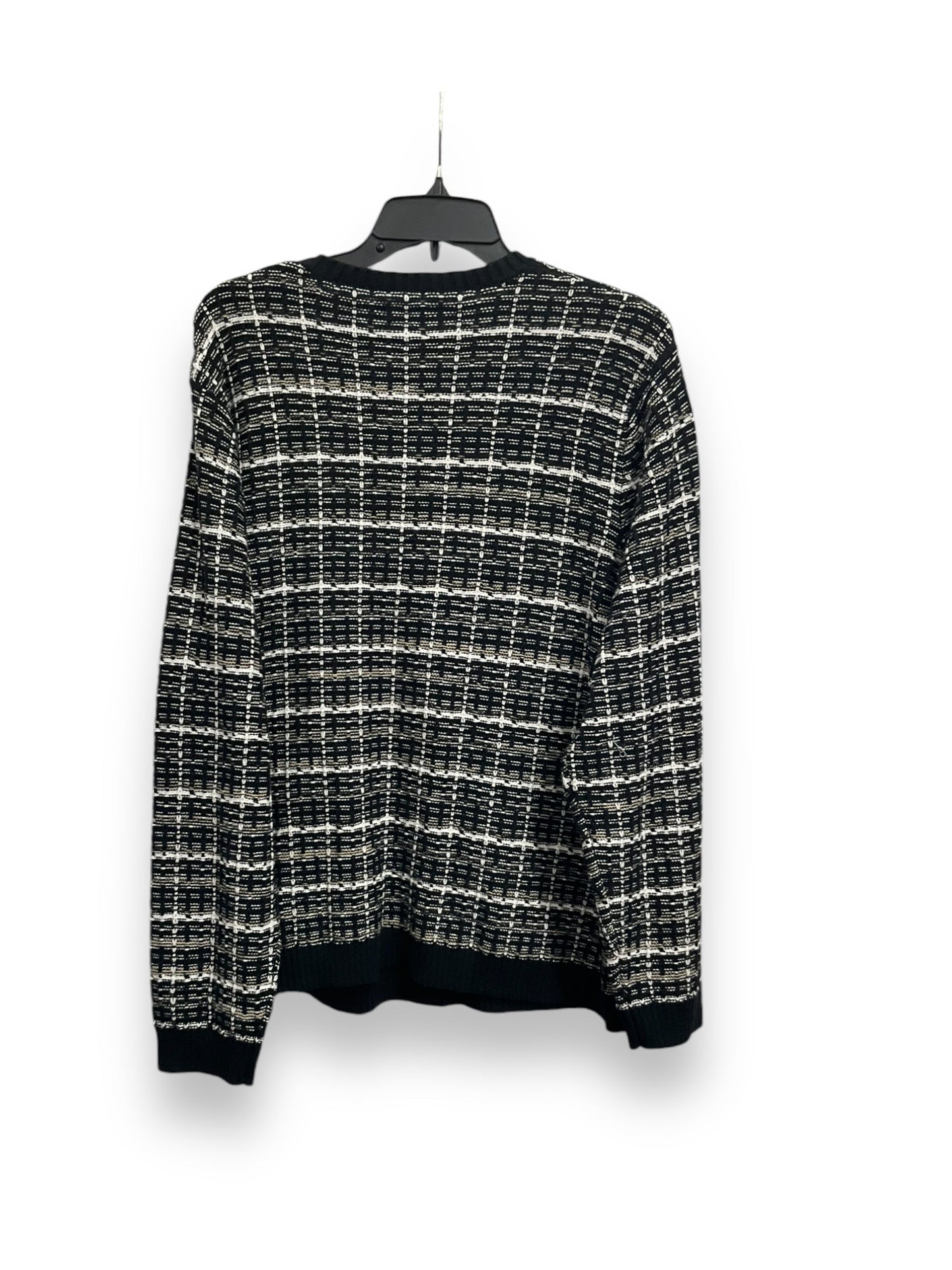 Cardigan By J. Crew In Black & White, Size: 2x