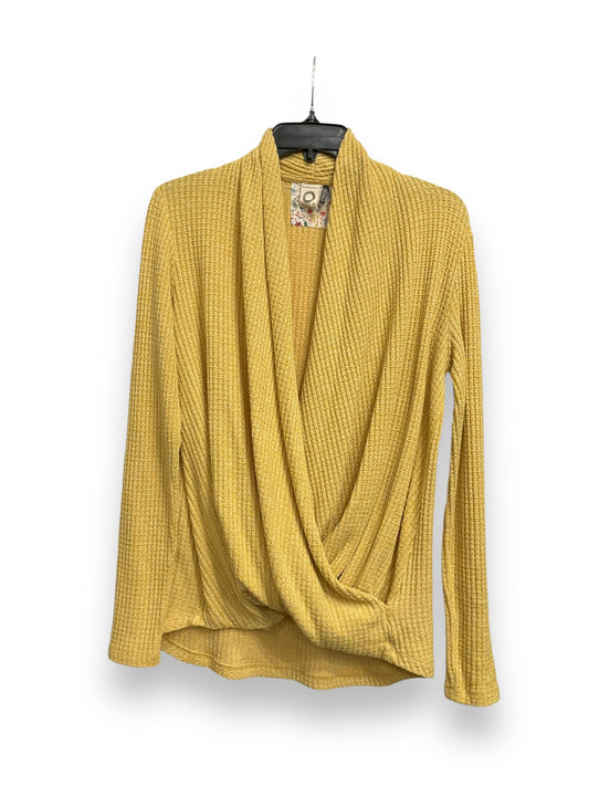 Sweater By Anthropologie In Yellow, Size: S