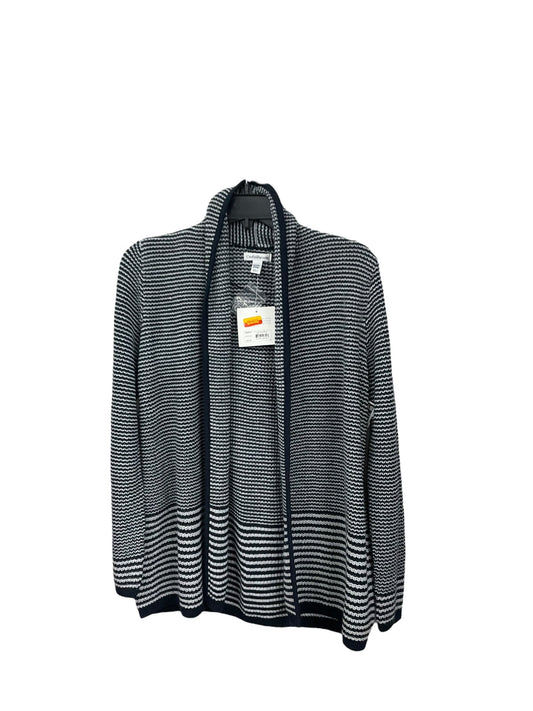 Cardigan By Croft And Barrow In Striped, Size: Petite   Xs