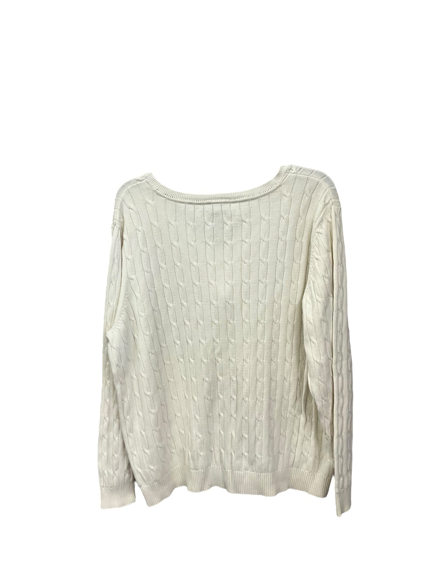 Sweater By Lane Bryant In Ivory, Size: 3