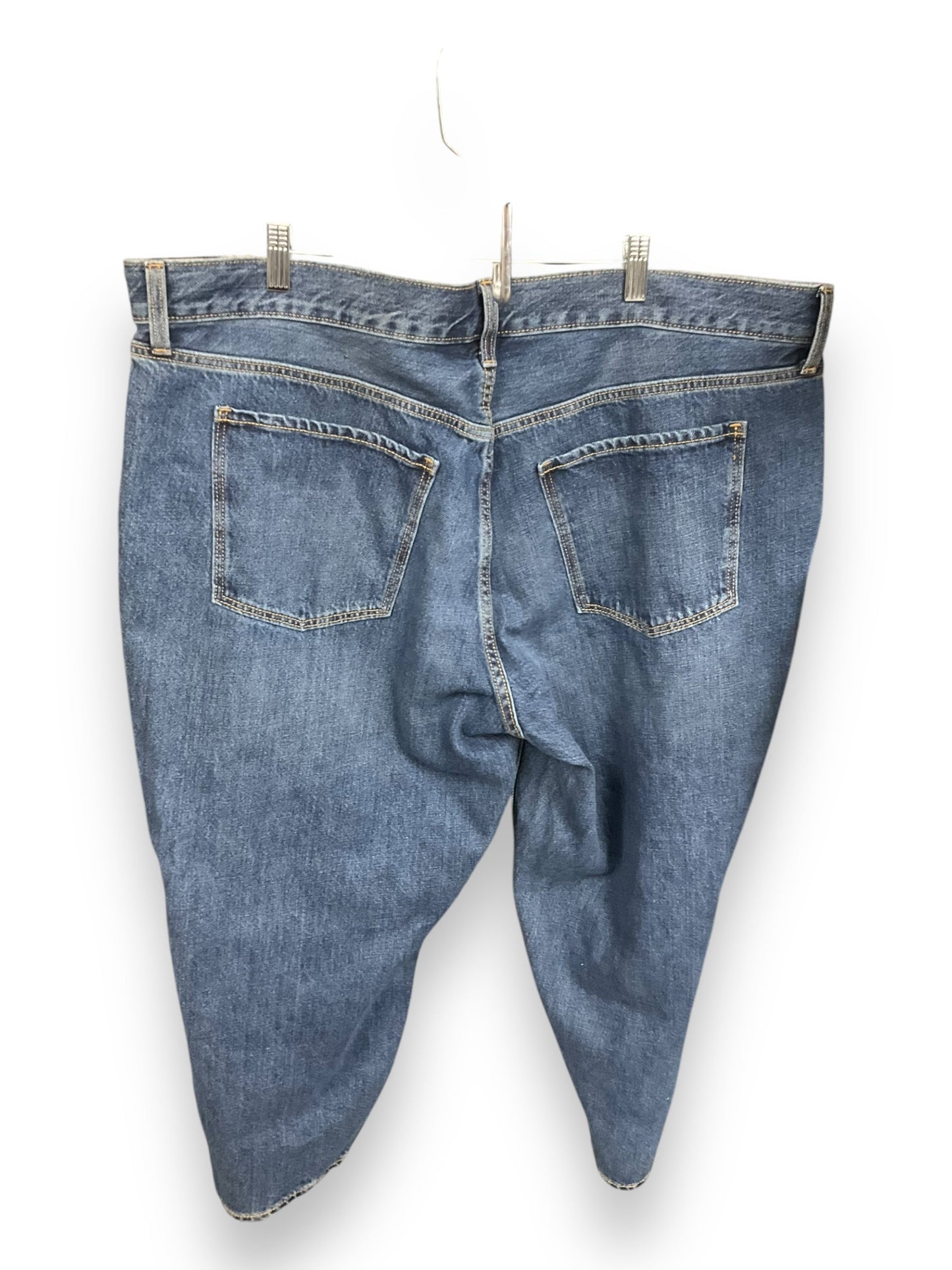 Jeans Straight By Old Navy In Blue Denim, Size: 20