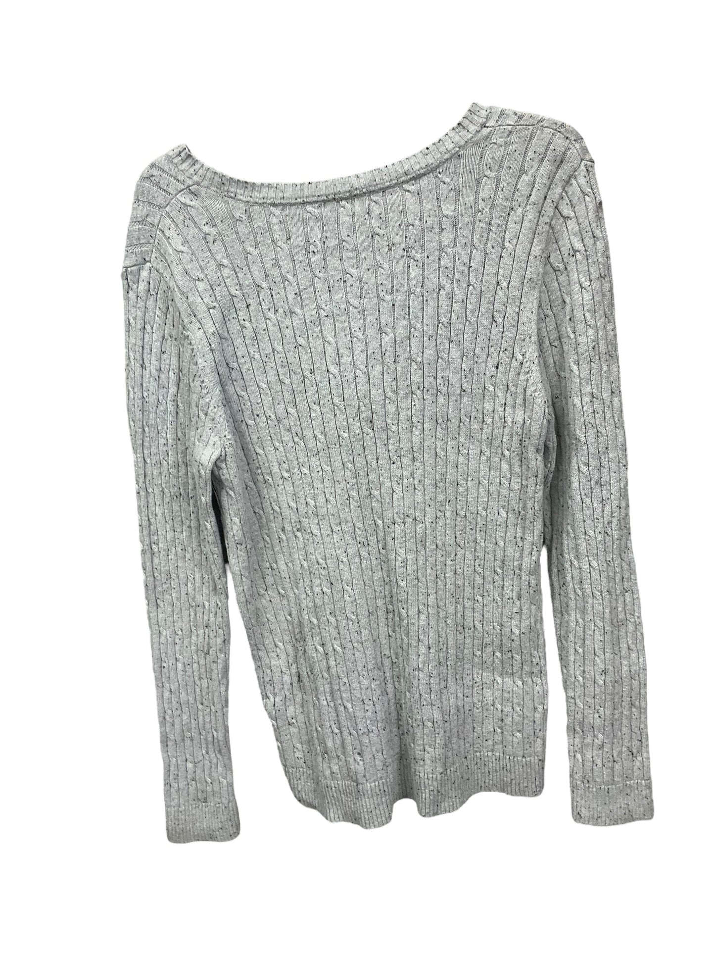 Sweater By Croft And Barrow In Grey, Size: M