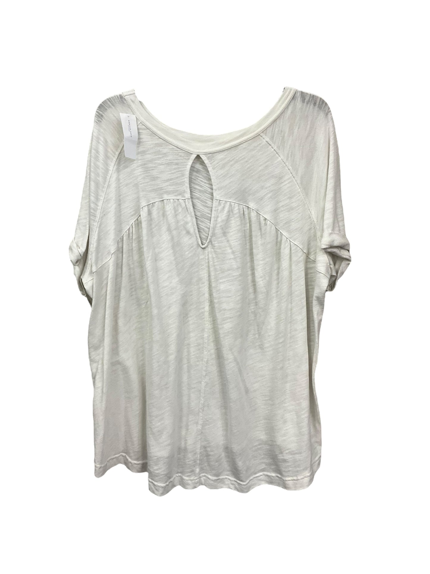 Ivory Top Short Sleeve American Eagle, Size M