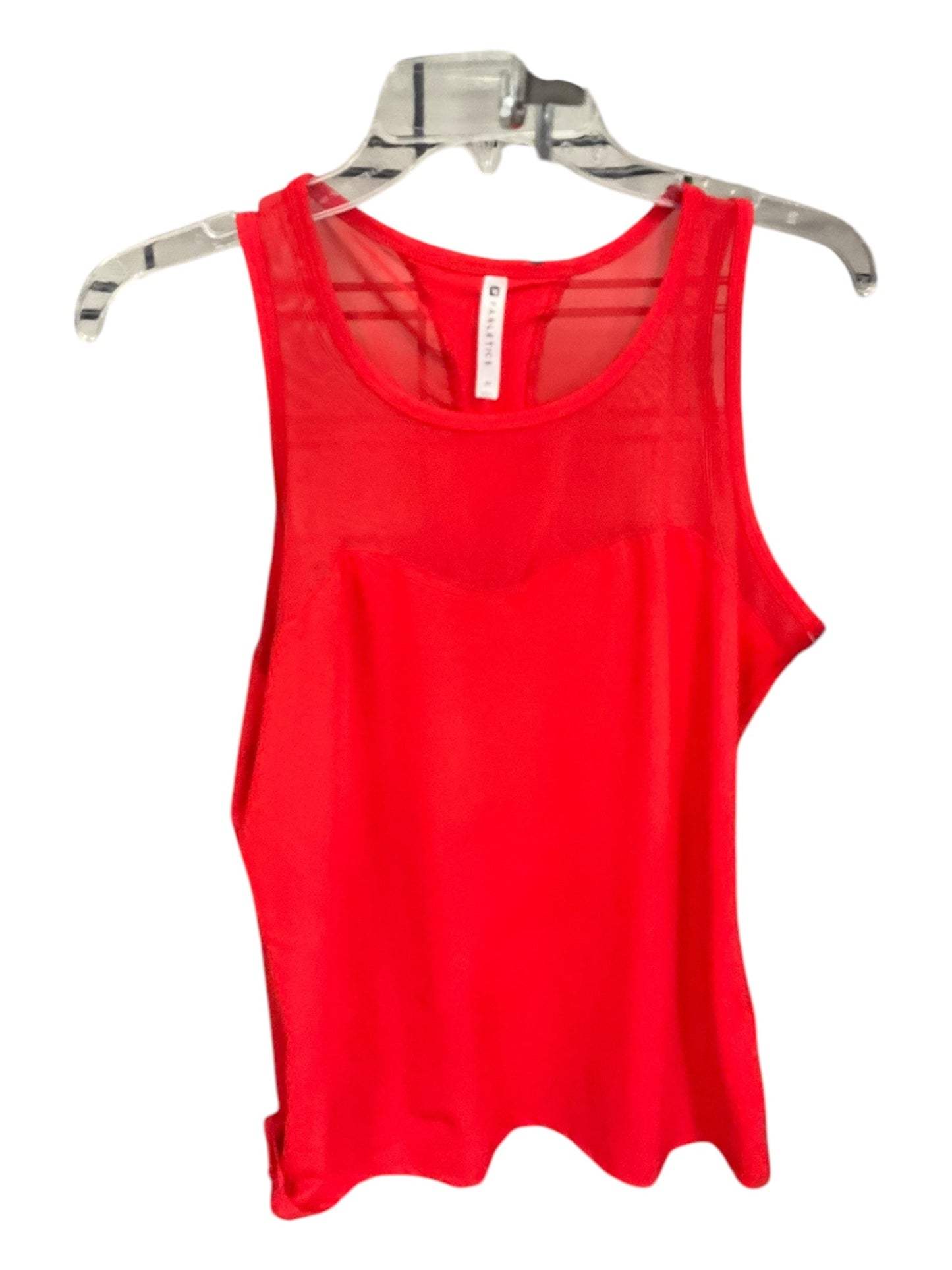 Athletic Tank Top By Fabletics In Red, Size: M