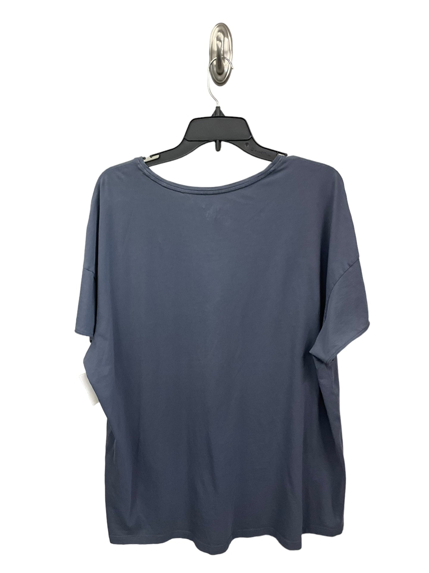 Top Short Sleeve Basic By Terra & Sky In Grey, Size: Xl