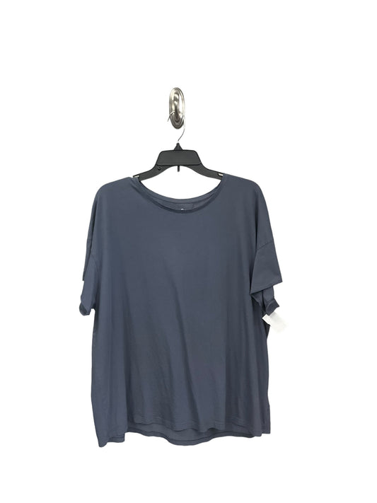 Top Short Sleeve Basic By Terra & Sky In Grey, Size: Xl