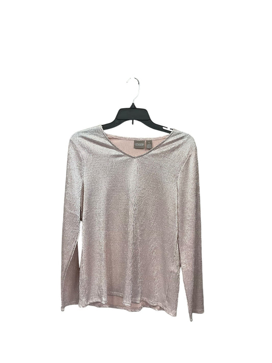 Top Long Sleeve By Chicos In Pink, Size: M