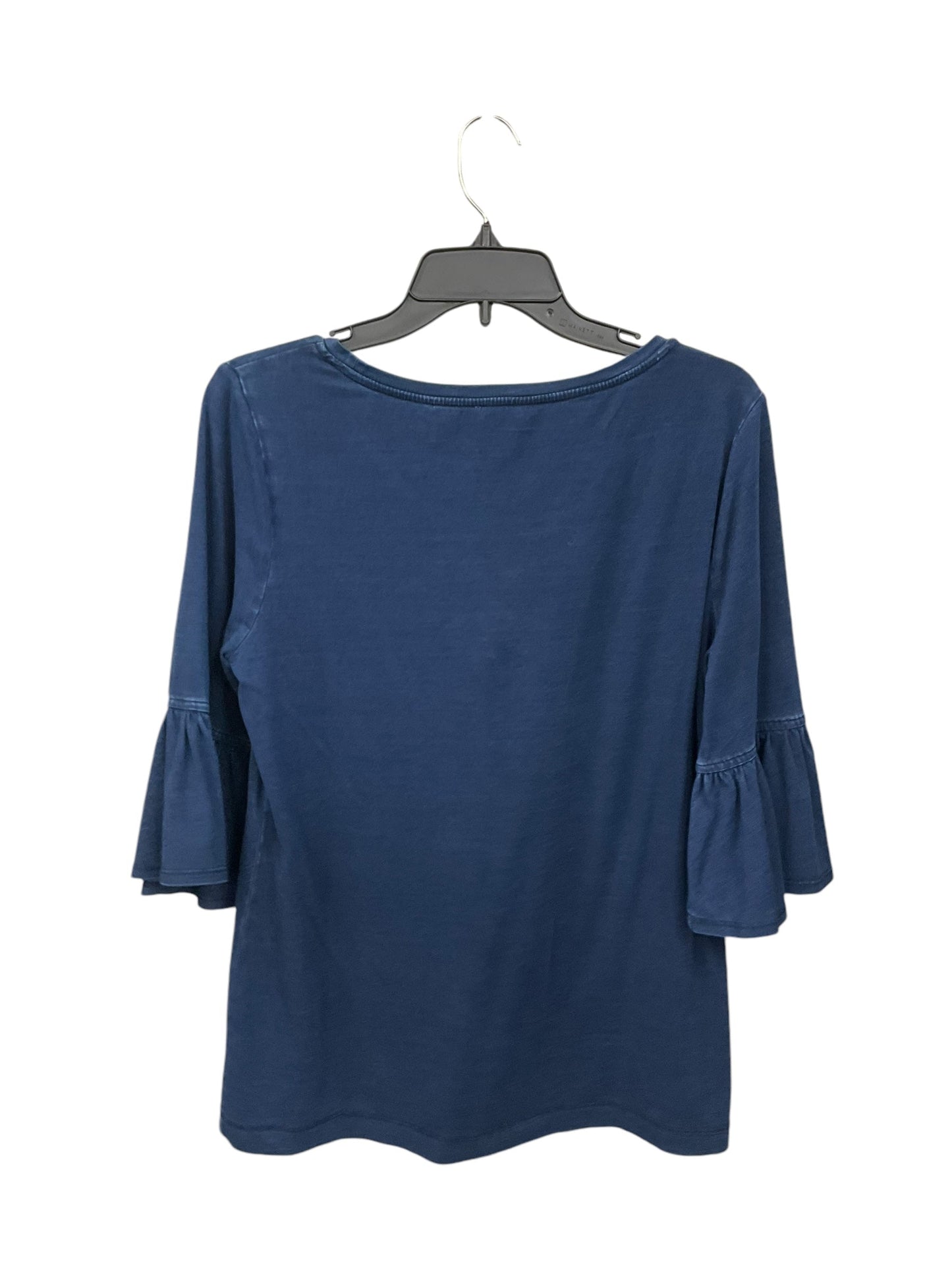 Top Long Sleeve By Chicos In Blue, Size: M