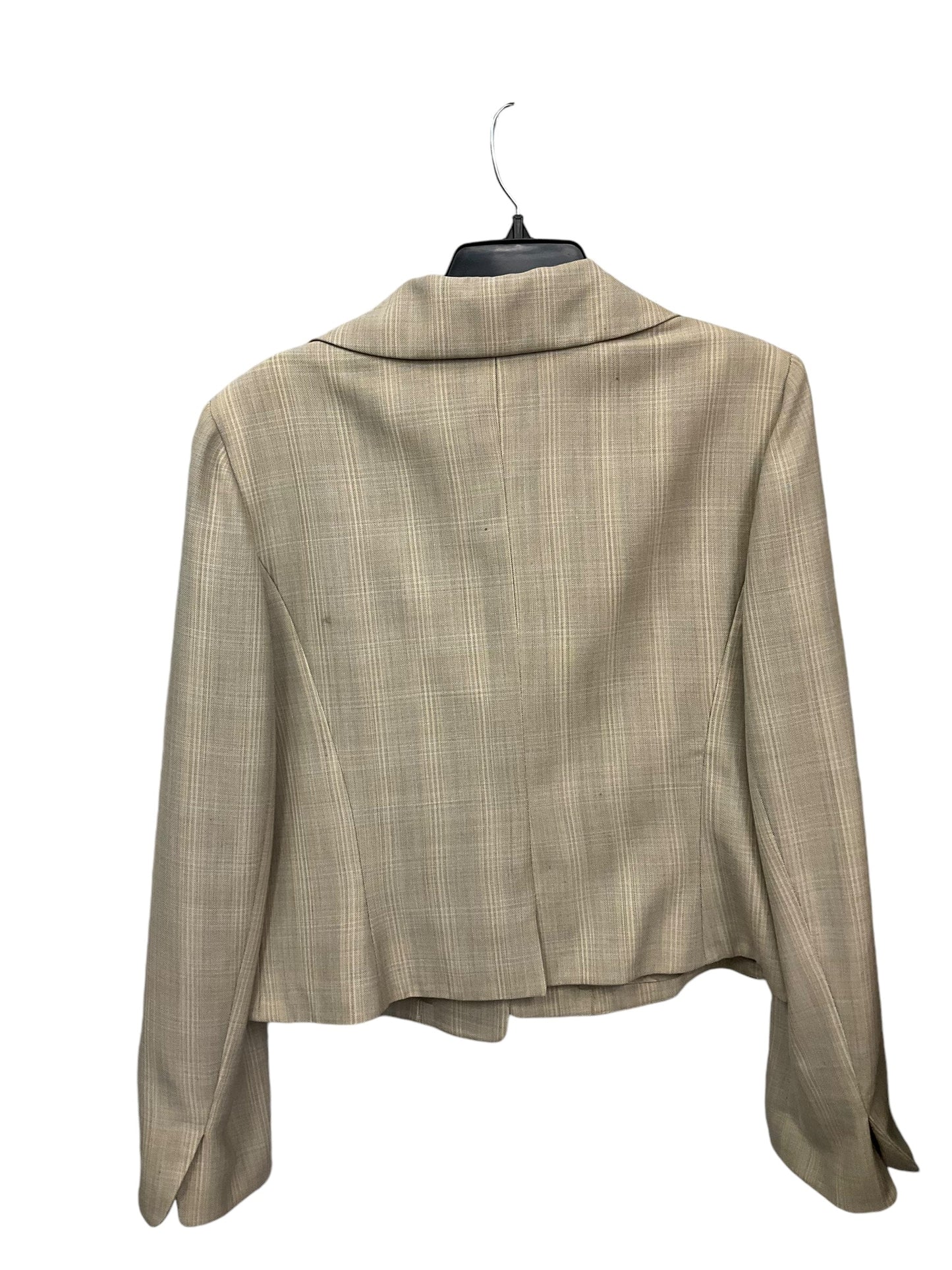 Blazer By Ellen Tracy In Beige, Size: Xl