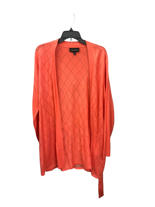 Cardigan By Lane Bryant In Coral, Size: Xl