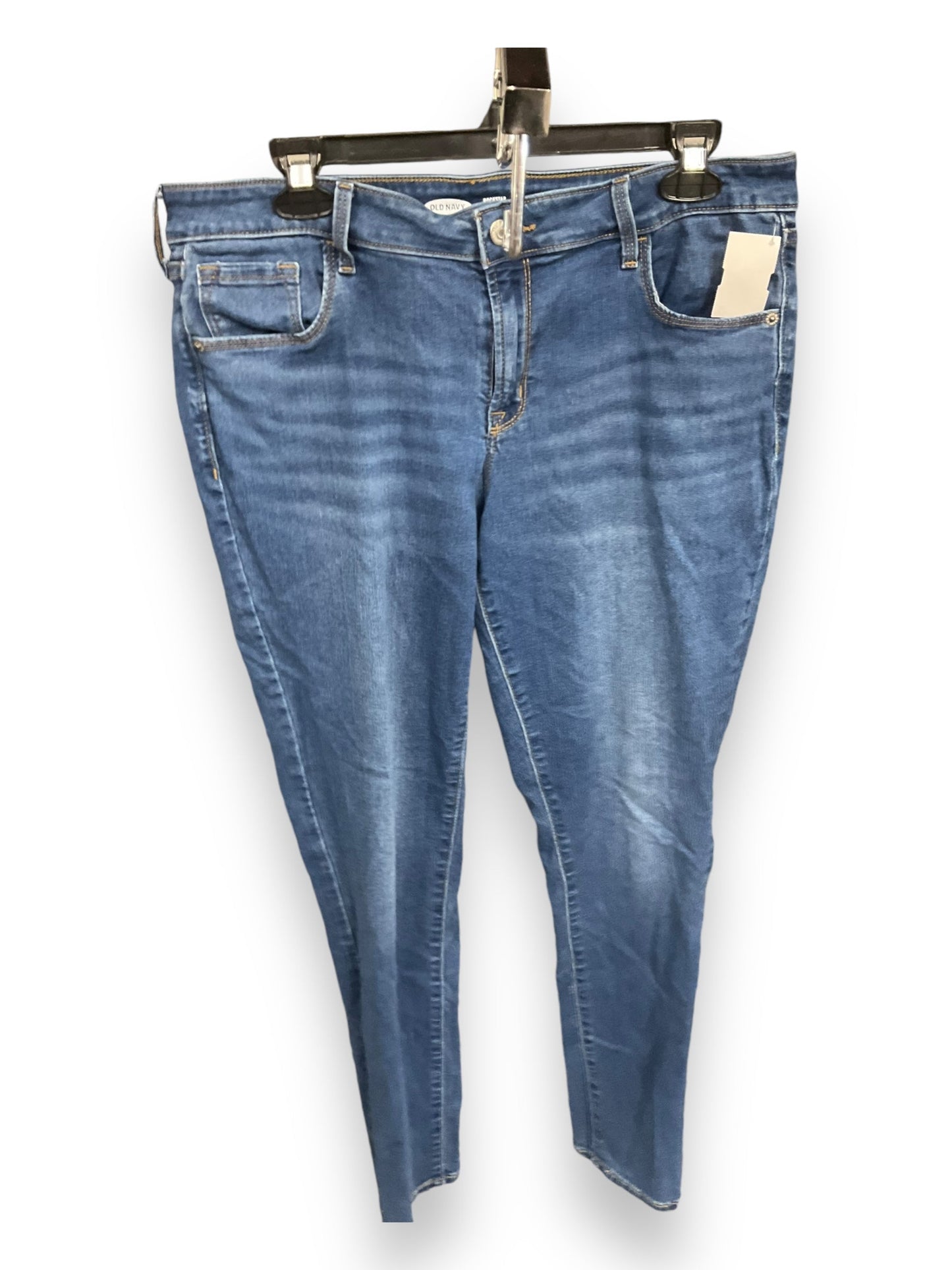 Jeans Skinny By Old Navy In Blue Denim, Size: 14