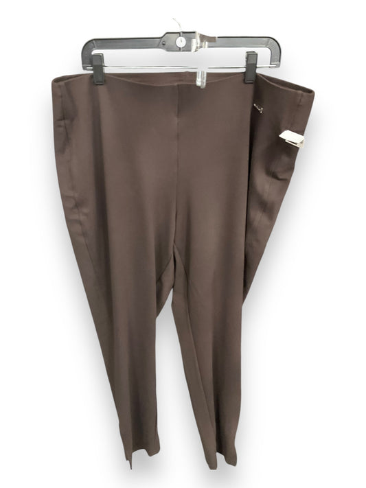 Pants Dress By Rafaella In Brown, Size: 2x