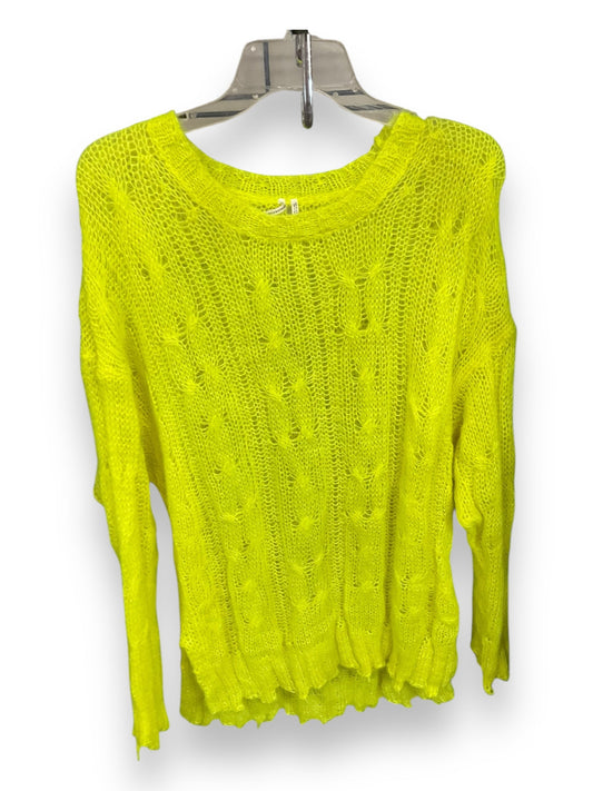 Sweater By Anthropologie In Yellow, Size: Xl