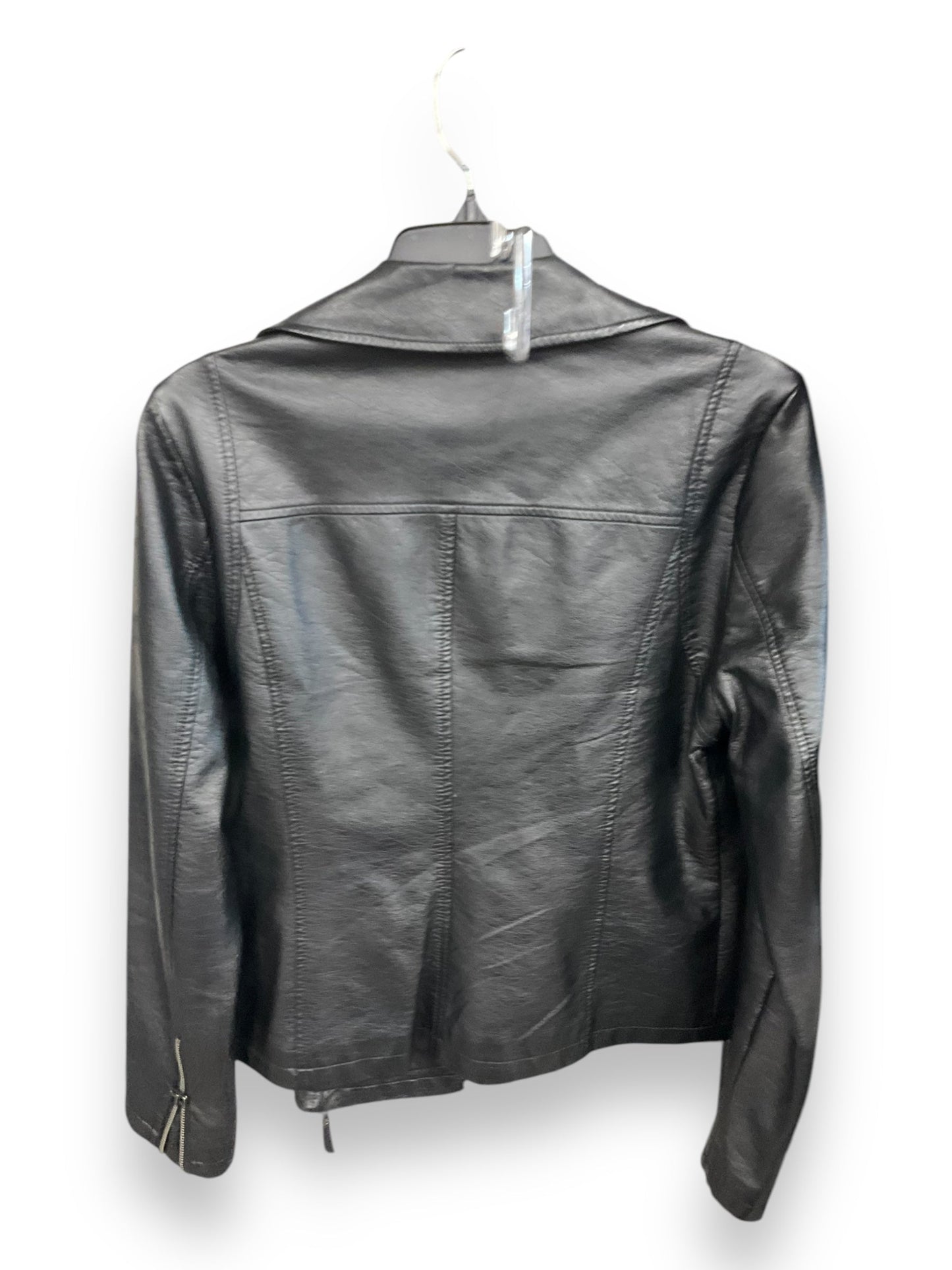 Jacket Moto By Max Studio In Black, Size: M