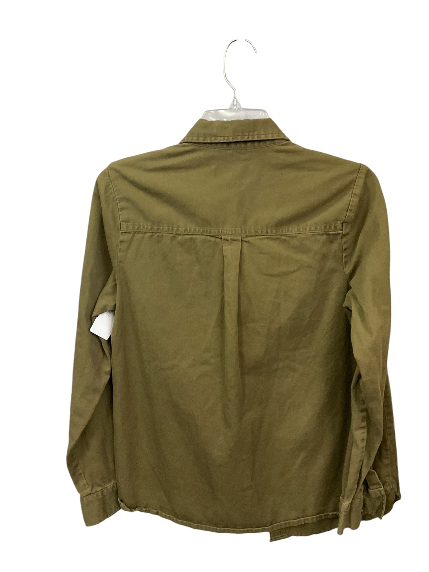 Jacket Shirt By Old Navy In Olive, Size: S