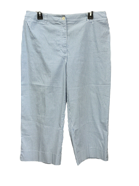 Checkered Pattern Capris Lauren By Ralph Lauren, Size 12