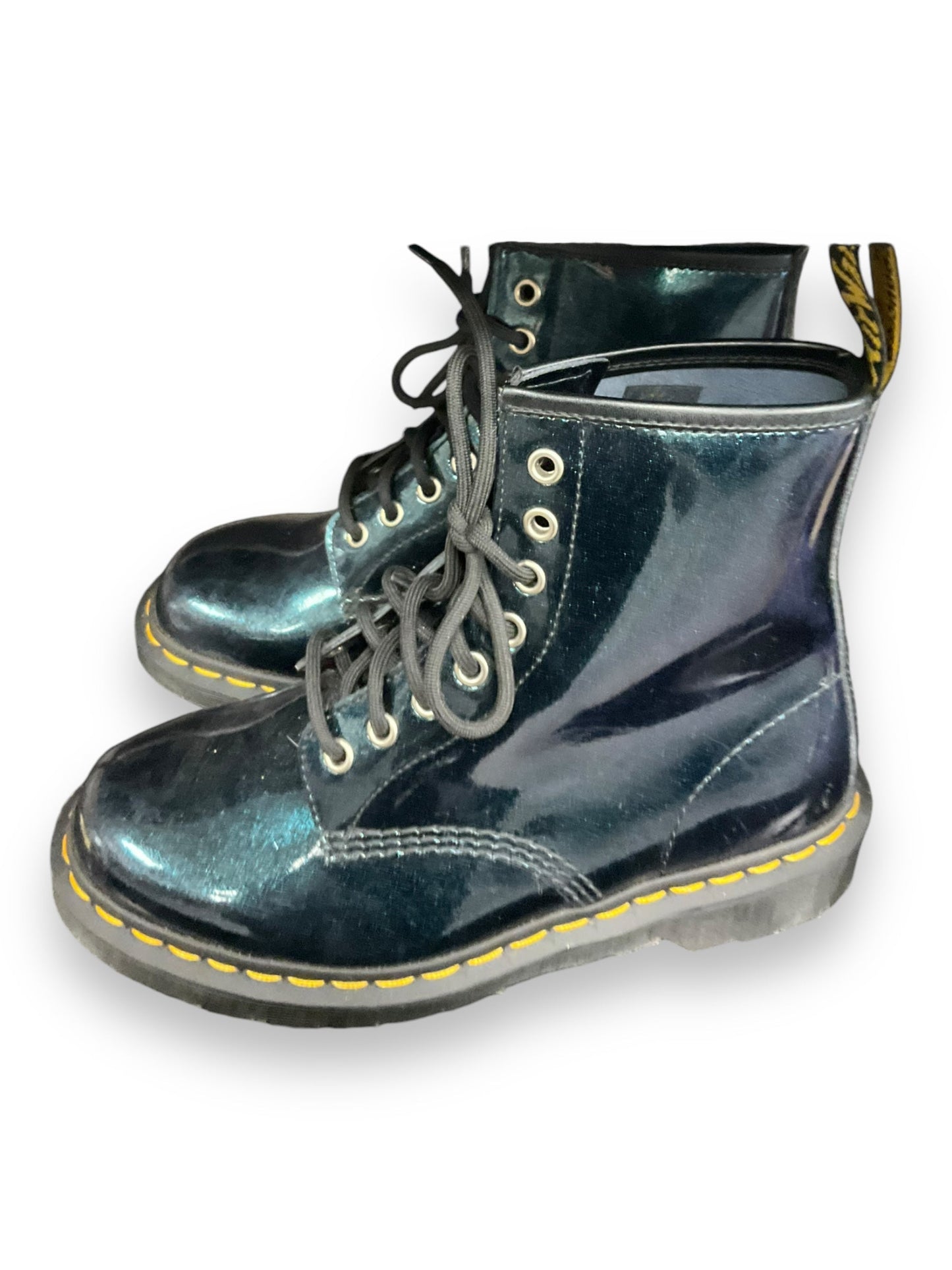 Boots Combat By Dr Martens In Green, Size: 7