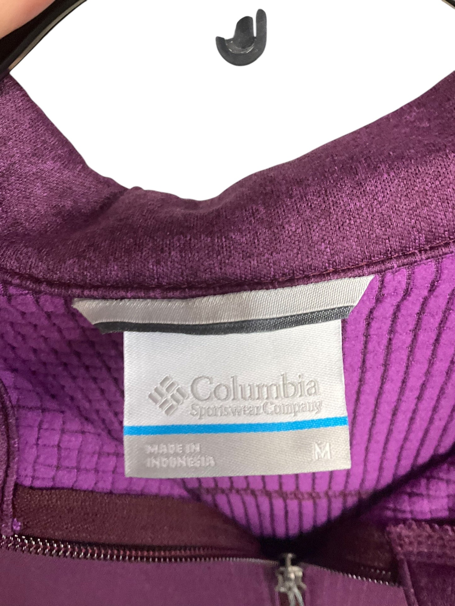 Athletic Jacket By Columbia In Purple, Size: M