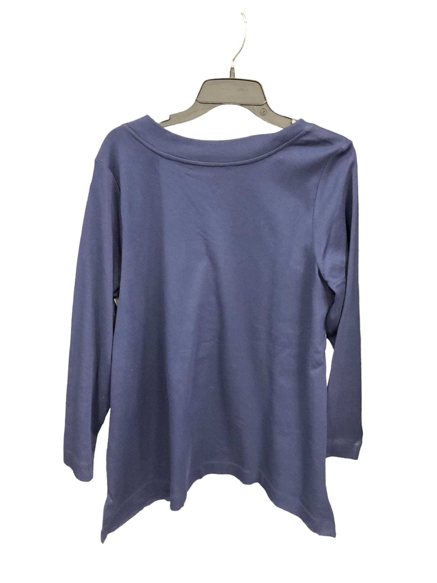 Top Long Sleeve Basic By Isaac Mizrahi Live Qvc  Size: 1x