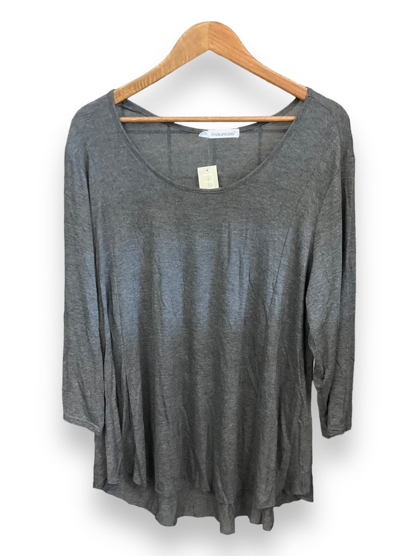 Top Long Sleeve Basic By Maurices  Size: 3x