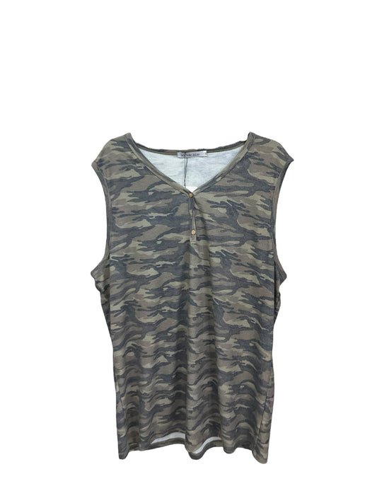 Tunic Sleeveless By Clothes Mentor In Camouflage Print, Size: 3x