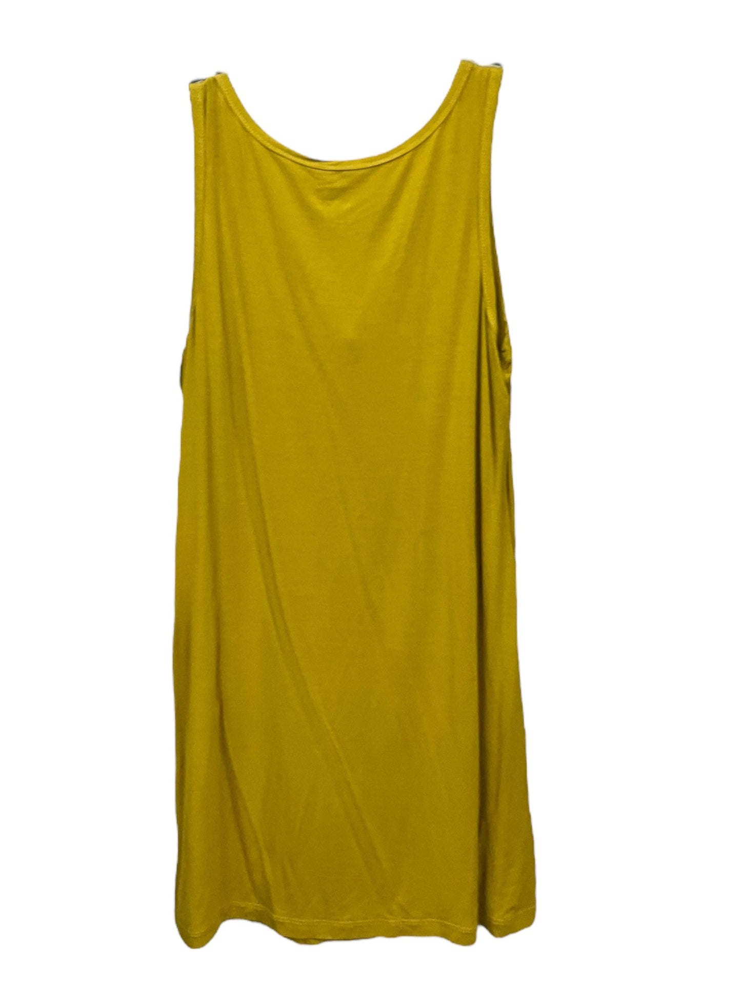 Yellow Top Sleeveless Logo, Size L