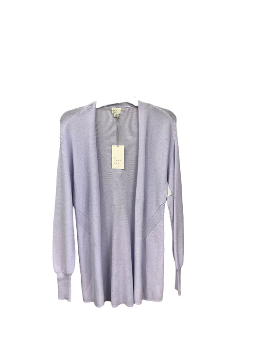 Sweater Cardigan By A New Day In Purple, Size: Xs