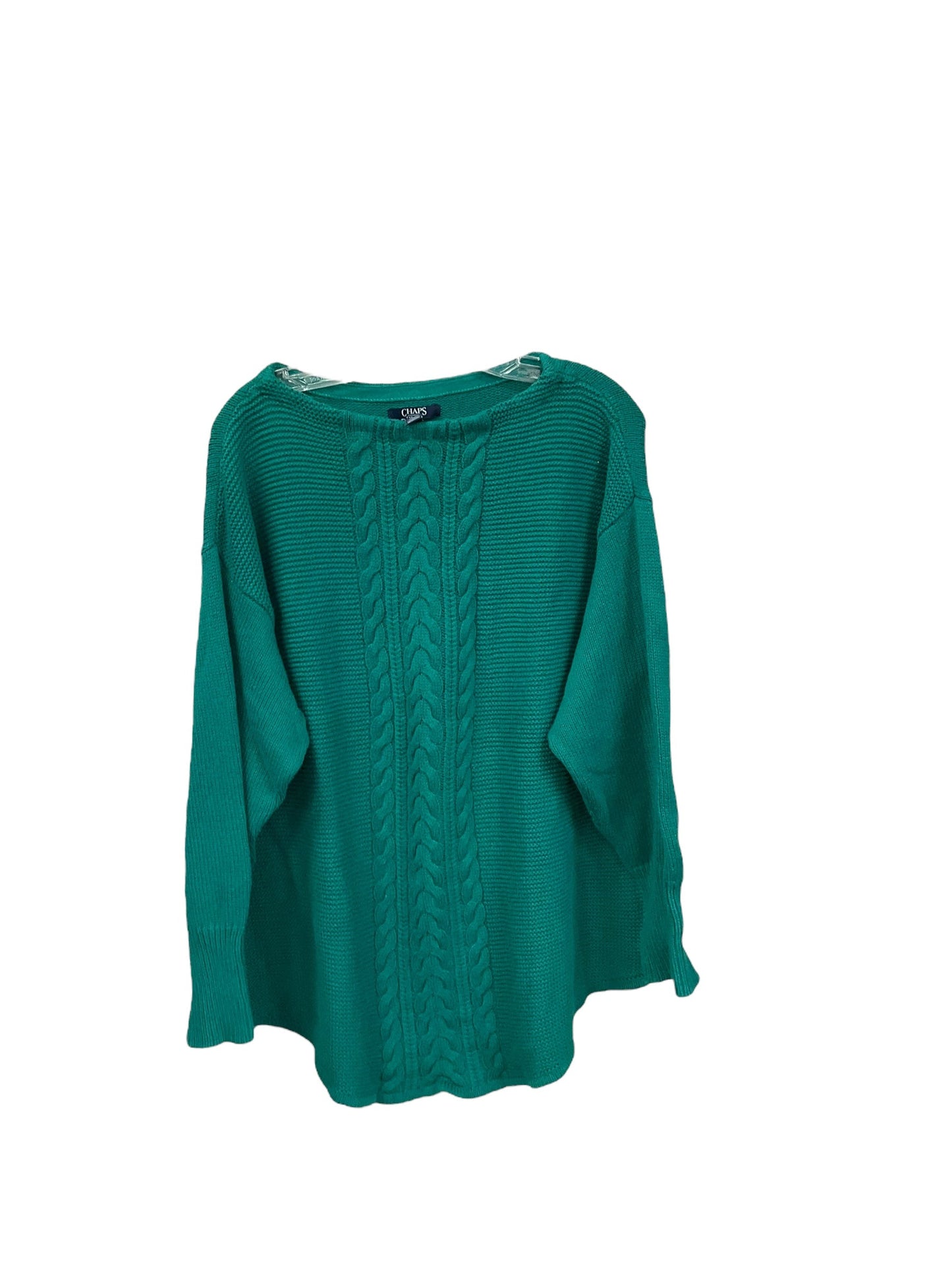 Sweater By Chaps In Green, Size: Xxl