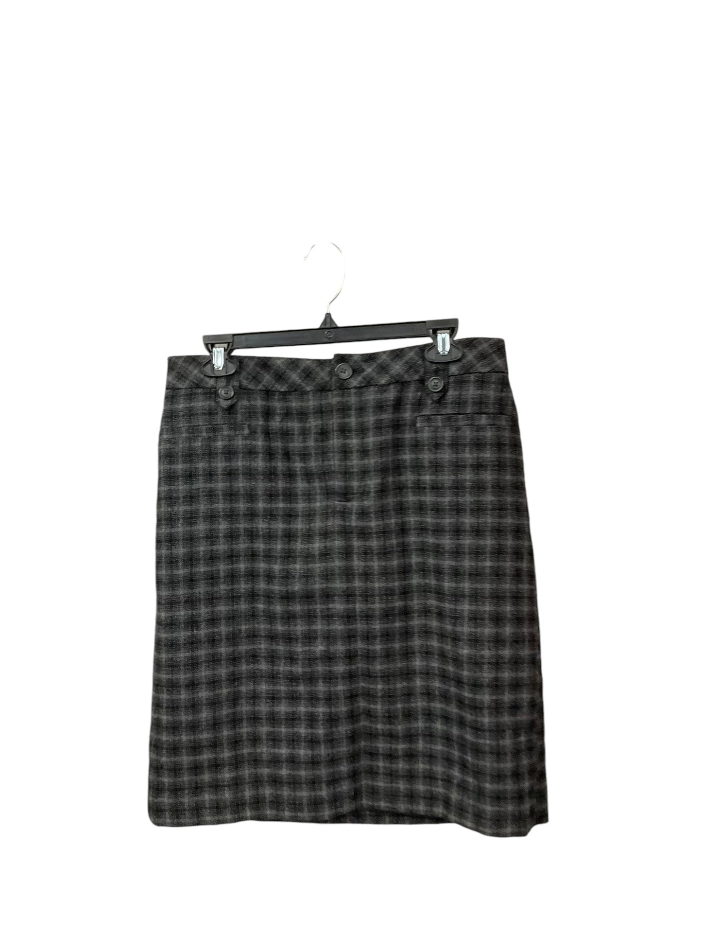 Skirt Midi By Eddie Bauer In Plaid Pattern, Size: 8