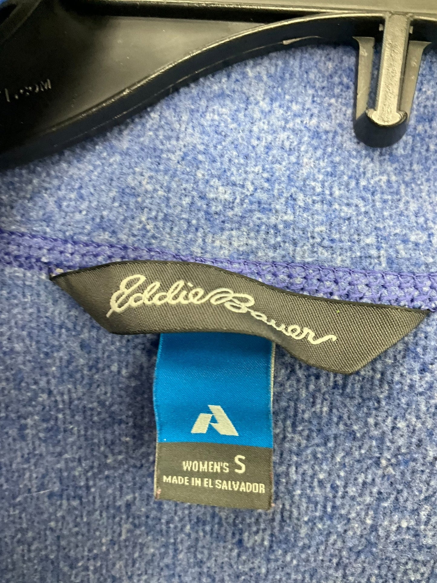 Athletic Jacket By Eddie Bauer In Blue, Size: S